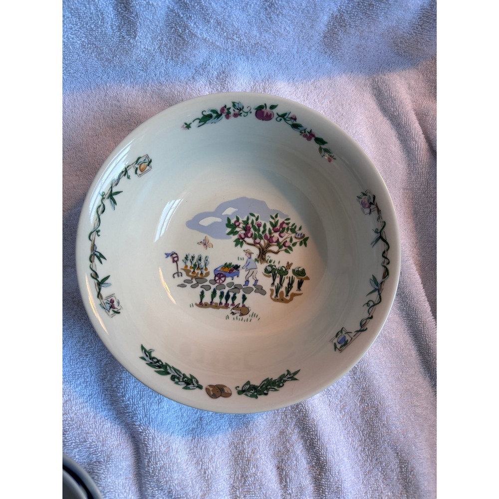 VINTAGE PFALTZGRAFF "APPLE VALLEY" PATTERN Cereal/Soup Bowl Stoneware
